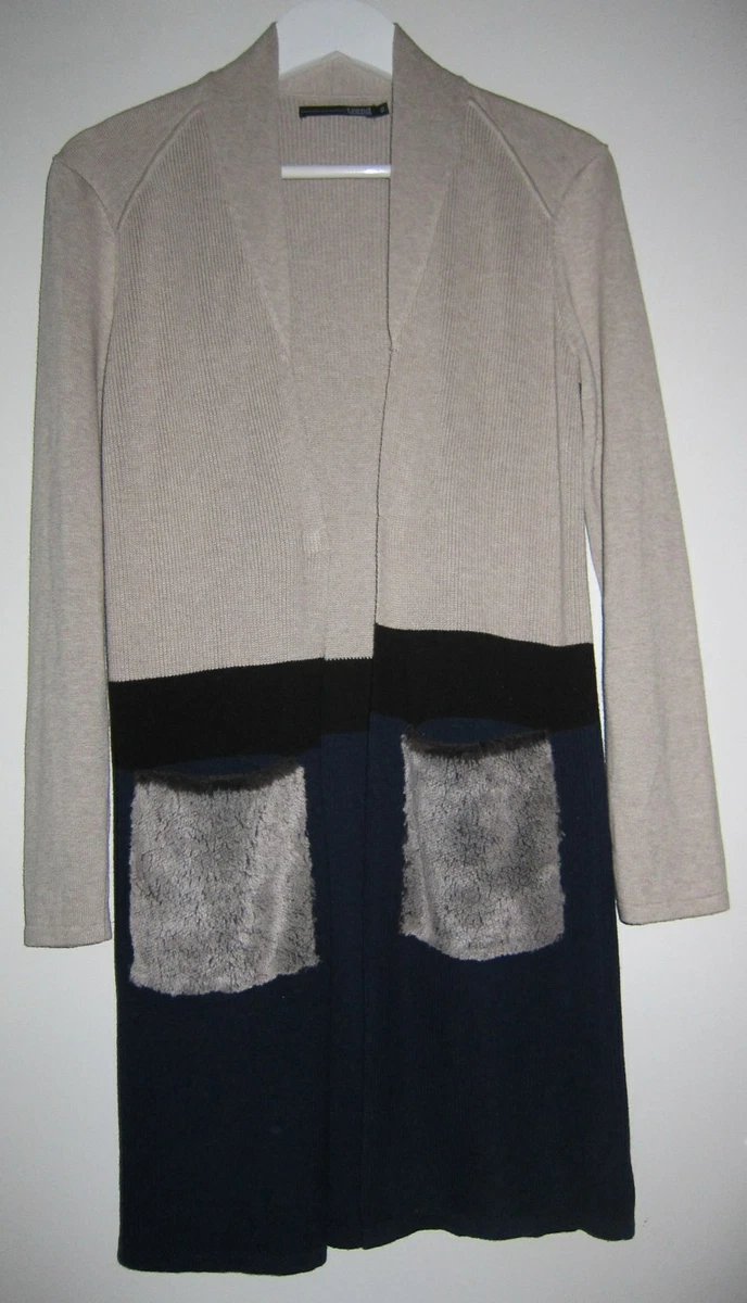 Gilet gris bleu marine Miss Captain Trend 36 38 eBay