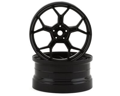 DS Racing Feathery Split Spoke Drift Rim (Black Hi Gloss) (2)