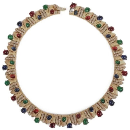 CINER Jewels of India Jeweled Crystal Necklace Bracelet and Post Earrings Set - 第 4/24 張圖片
