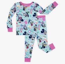 Little Sleepies   Disney Mickey  s Clubhouse Pink Pajama PJ Set Size 4T NWT
