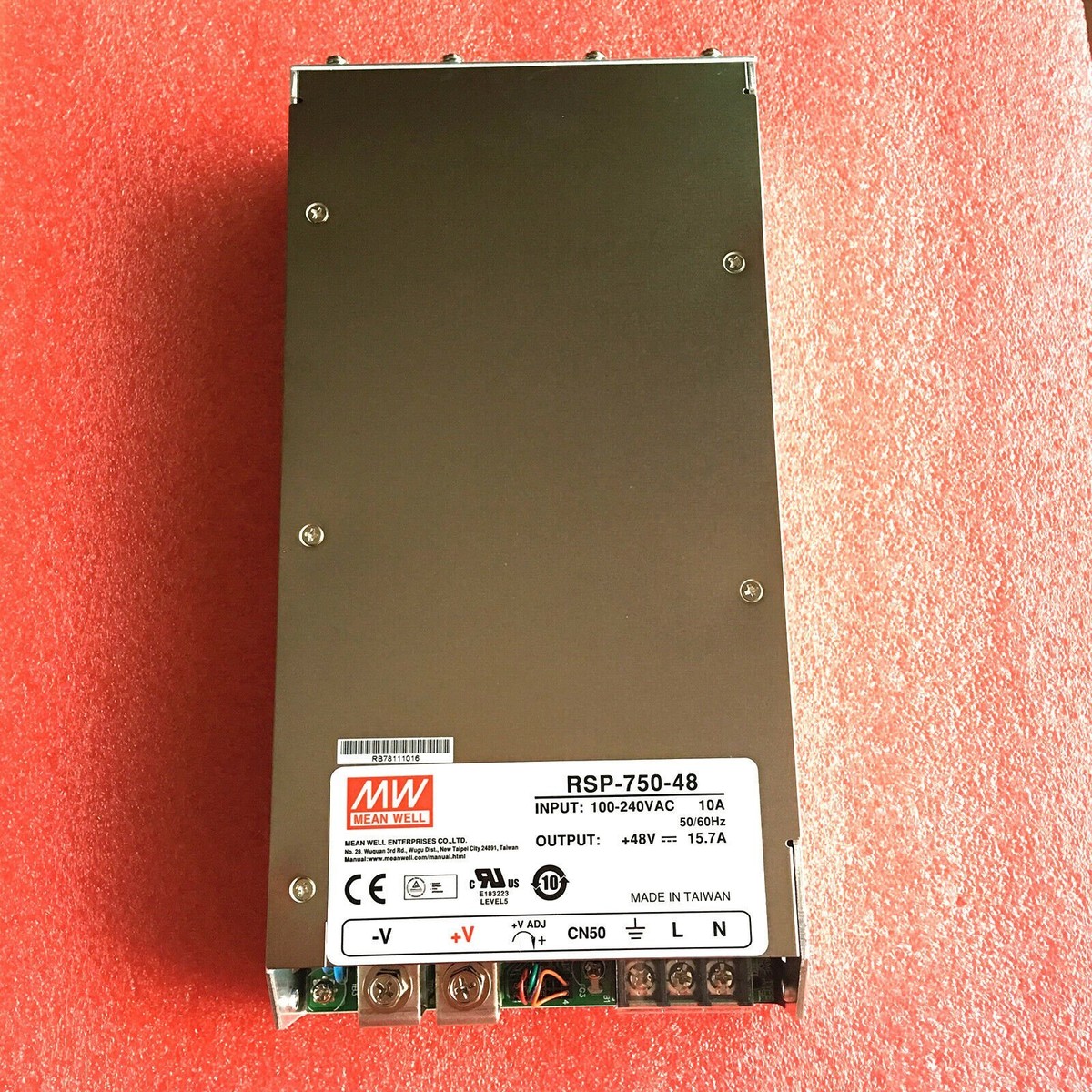Mean Well Rsp-750-48 750w 48v Switching Power Supply for