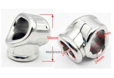 Male Chastity Device Stainless Steel Ball Stretcher Scrotum Ring Enhancer Delay