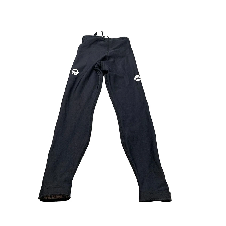 Calça de ciclismo Pearl Izumi feminina pequena preta cordão nylon lã - Imagem 2 de 4