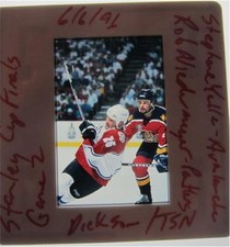 ROB NIEDERMAYER STEPHANE YELLE FLORIDA PANTHERS DUCKS FLAMES SLIDE 1 