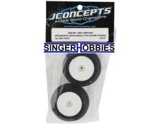 JCONCEPTS 4005101021 Mini-B/T 2.0 Twin Pin Pre-Mounted Rear Tires White PINK HH