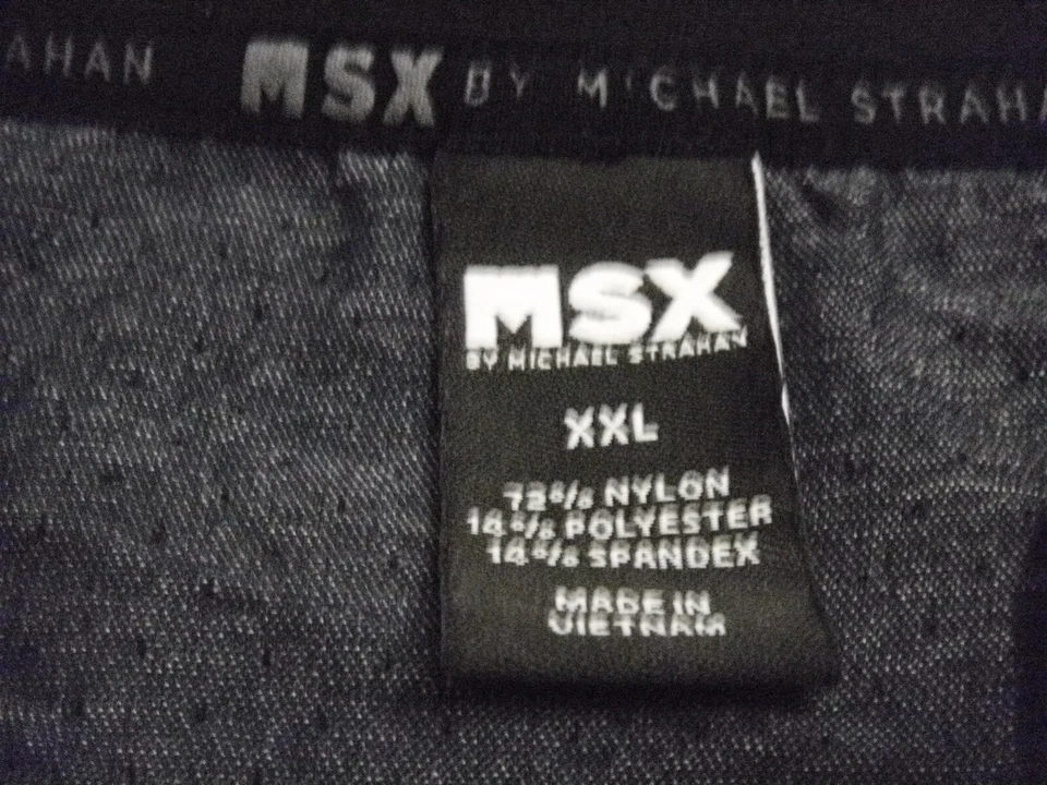 Chaqueta MSX By Michael Strahan Hombre XXL Azul Cremallera Completa Ligera Manga Larga Foto 3 de 4