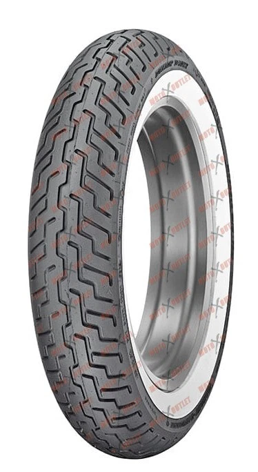 Dunlop D402 White Wall Front MT90B16 Rear MU85B16 Tire Set Motorcycle Tires Foto 2 de 4