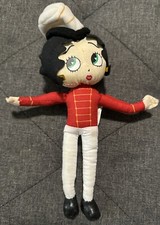 Vintage 2004 Christmas Soldier Betty Boop Plush Super Cute   rare 7.5  