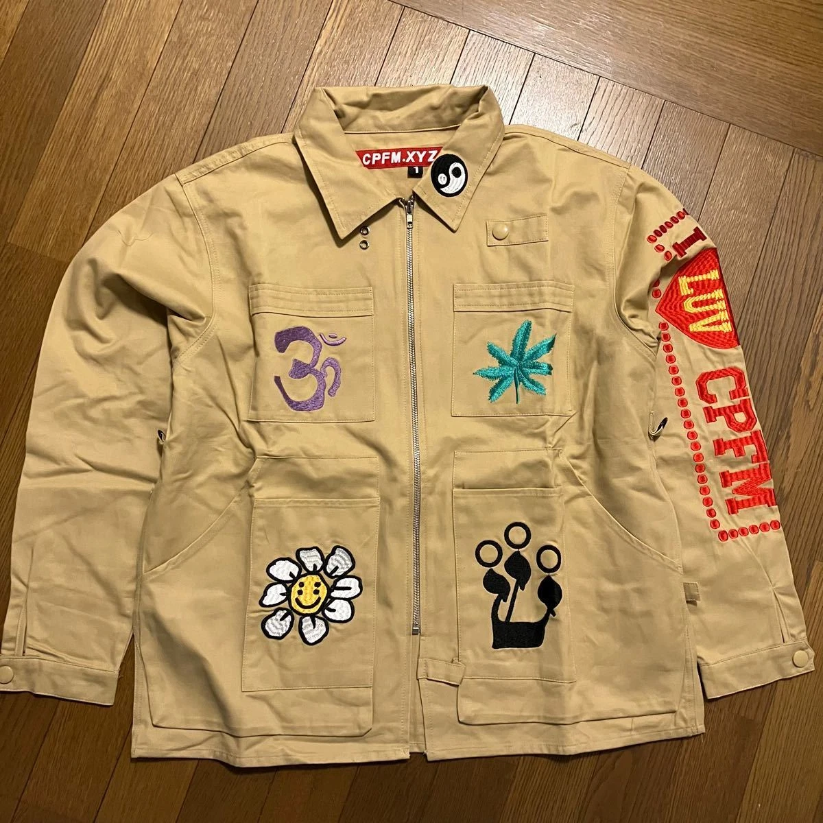 1(S) - CPFM Cactus Plant Flea Market x Human Made KNOWLEDGE JACKET