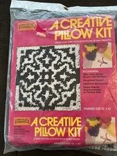 Vintage ~ 1974 ~ Astro # 110 ~ Pillow Kit ~ NEW M.H. Yarns Inc. USA