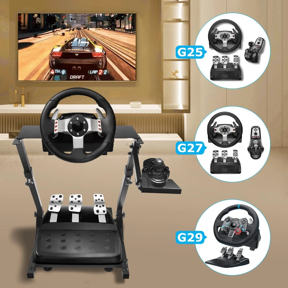 Slendor Racing Steering Wheel Stand for Logitech G920, G25, G27, G29 Wheel, G... - Image 3 of 4