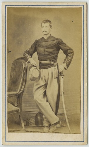 CDV Militaire Italien 1860-70 - Photo Albuminé Fratelli Bernieri, Torino - TBE