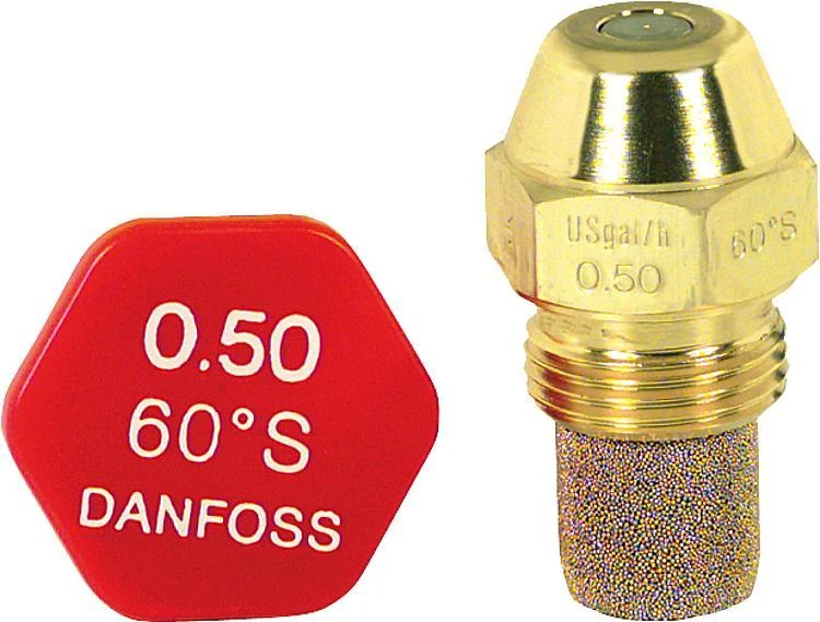 Ölbrennerdüse Öldüse Danfoss S Düse 80° 60° 45° 30° 0,40 0,45 0,50 0,55 0,60