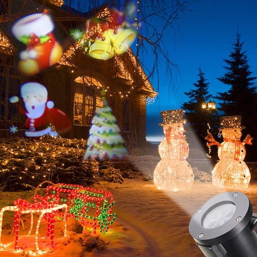 Moving LED Laser Projector Lamp Landscape Star Light Xmas Outdoor Party Home UK