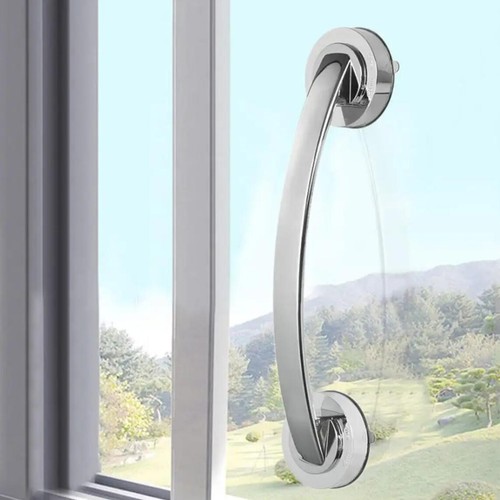 Bath Shower Grip Handle Bathroom Suction Cup Grab Bar Safety Rail Tub Support - Picture 8 of 8