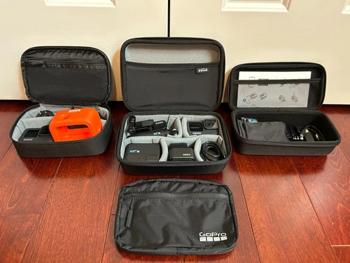 GoPro HERO9 Black 5K UHD Action Camera, Huge Bundle Accessories, Mint Never Used