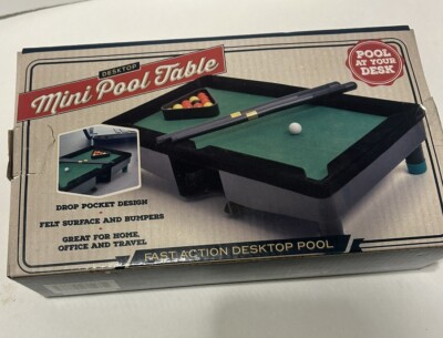 MERIDIAN POINT BRAND MINI POOL TABLE FOR DESKTOP HOME OR OFFICE AGES 8+