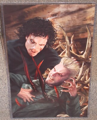 Lost Boys Michael vs David Glossy Art Print 11 x 17 In Hard Plastic Sleeve