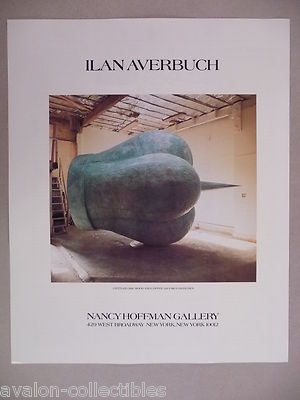 Ilan Averbuch - Nancy Hoffman Art Gallery Exhibit PRINT AD - 1991