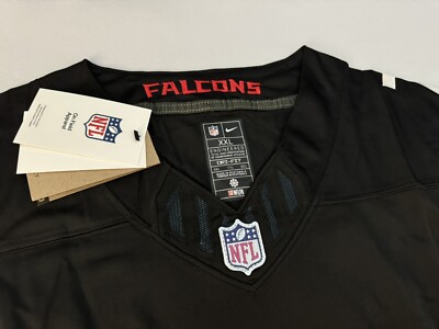 2XL Bijan Robinson #7 Vapor FUSE Jersey Black Elite Quality