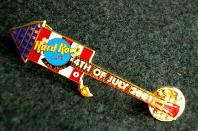 HRC Hard Rock Cafe San Juan 4th July 2001 Rocket Guitar LE200 NEW