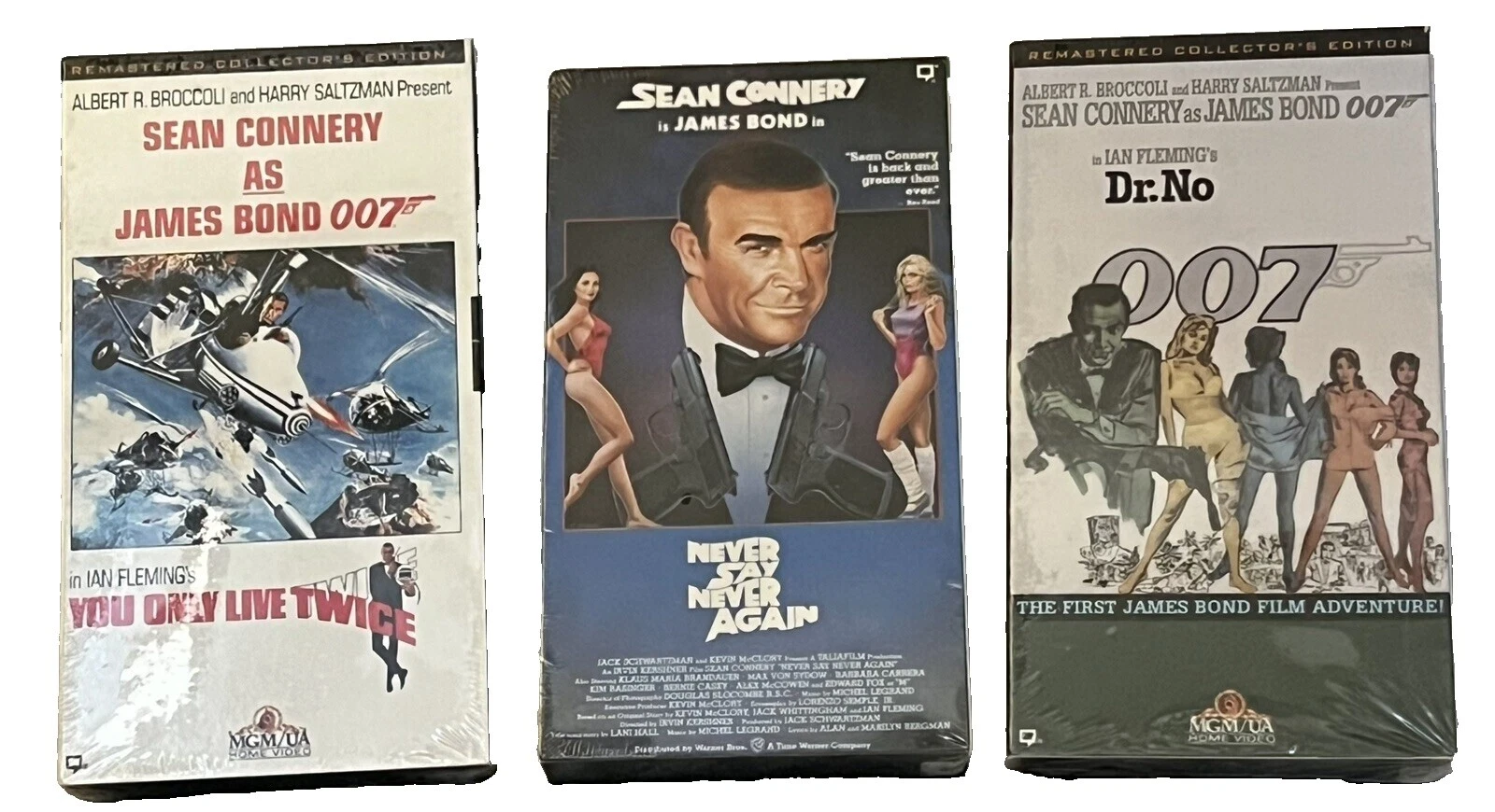 Fitas VHS Sean Connery