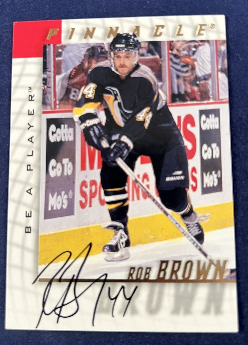 1997-98 (SHARKS) Be A Player Autographs #48 Rob Brown