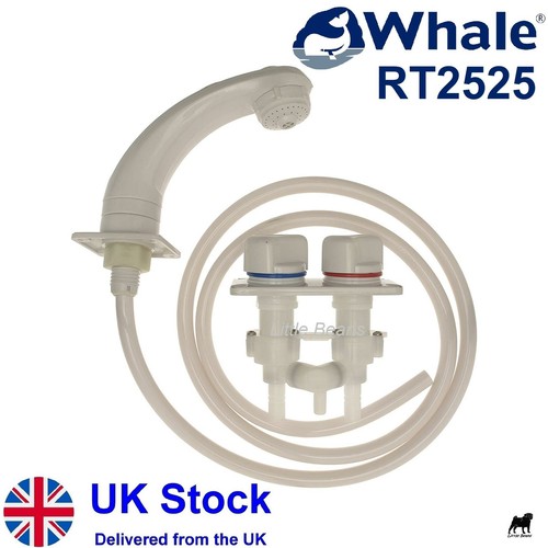 WHALE Elegance Mixer Tap & Shower Remote Caravan Motorhome Campervan ...