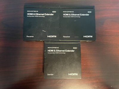 Monoprice HDMI & Ethernet Extender ME100E Bundle