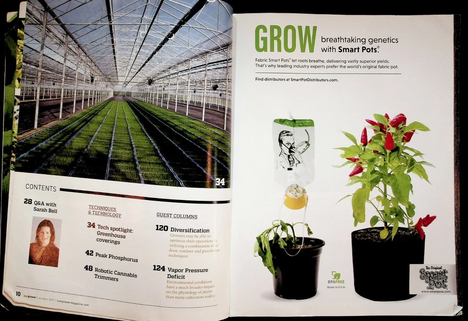 2017 Autumn Sun Grower Greenhouse Professional Marijuana Farming Magazine - Image 3 of 4