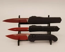 3 Knife Display Stand For Microtech And Others