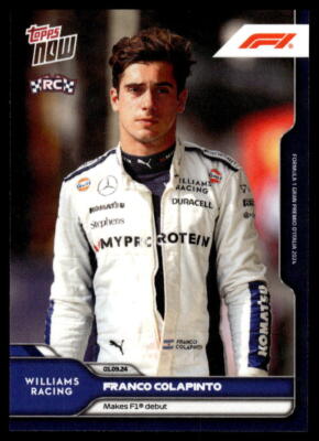 Franco Colapinto 2024 Topps Now #51 RC 