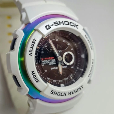 Casio G-Shock G-306X-7AJF White Resin 45mm Used with Battery