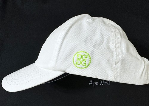 Cappello da golf G/FORE bambina golfista cotone twill vestibilità rilassata snapback bianco NUOVO - Foto 2 di 6