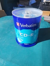 Verbatim 52x CD-R 700MB Capacity  100/Pack New Free Shipping