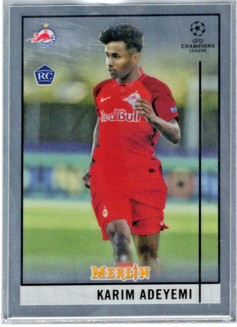 2020-21 Topps Merlin Collection Chrome UCL Karim Adeyemi #35 (RC)