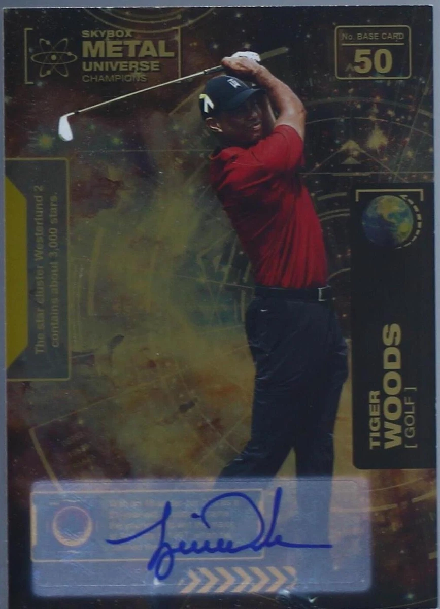 2021 Skybox Metal Universe Champions - Tiger Woods #50 | eBay