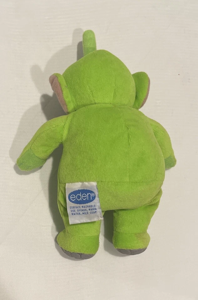 De colección 1998 Eden Teletubbies Dipsy verde 9” peluche cara flocada Foto 2 de 4