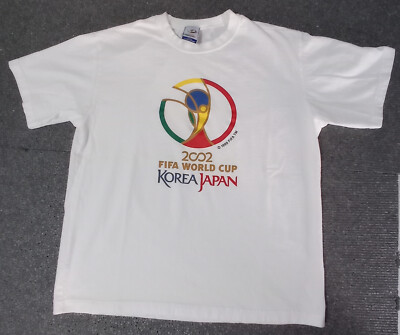2002年JAPAN・KOREAワールドカップ杯 UEFA JAPAN COREA 2002 World cup T shirt L Vintage 1999