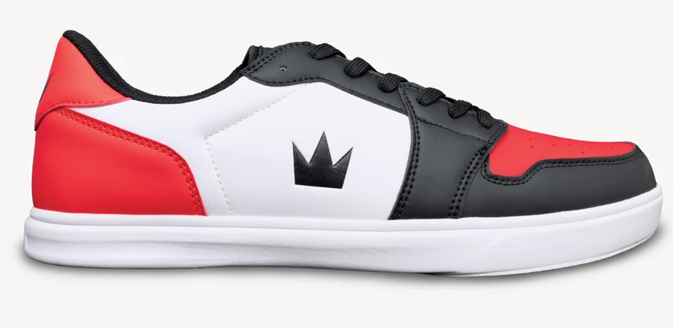 BRUNSWICK MEN'S FANATIC ATHLETIC BOWLING SHOES BLACK/RED | FREE SHIPPING | - Image 1 of 1