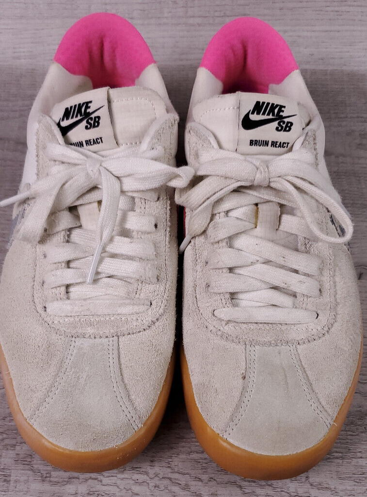 Size Nike Bruin React T SB Rawdacious Summit White for