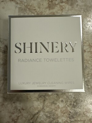 SHINERY RADIANCE JEWELRY CLEANING TOWELETTES 10 Luxury Jewelry Wipes Brand New!