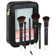 Sephora Collection The Starter Brush Set For Full Face Eye Makeup, New 6 pcs