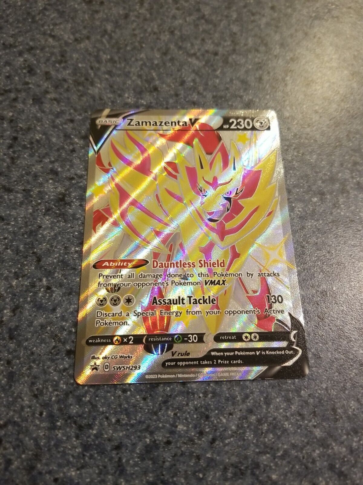 Mavin  Zamazenta V (Shiny) SWSH Black Star Promos SWSH293 Holo Promo  Pokémon TCG NM