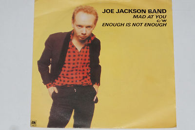 JOE JACKSON BAND -Mad At You / Enough Is Not Enough- 7'' A&M Records  (AMS 9005)