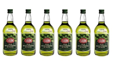 6x Saom Extra Vergine di Oliva Natives Olivenöl extra 1Lt 100% Italienisches ÖL