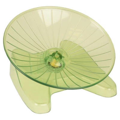 Flamingo Nager Laufteller Suzie Spielzeug grün leise befestigen für Kleinnager