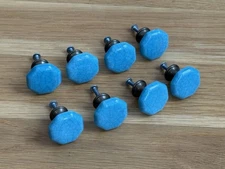 Vintage Ceramic Cupboard Knobs Turquoise Drawer Pull Door Handle Knob Lot