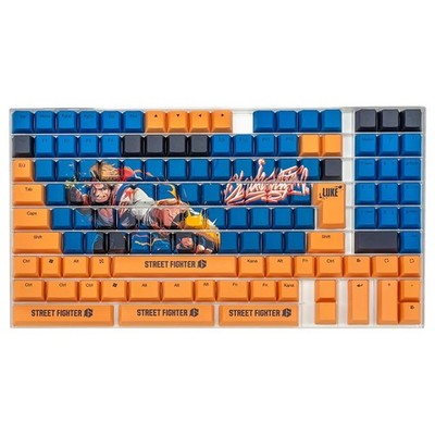 Street Fighter 6 Designer Keycap Set 132 Schlüssel Cherry MX Luke Design OEM PBT