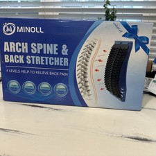Minoll Back Stretcher for Lower Back Pain Relief Multiple Level Adjustable Arch